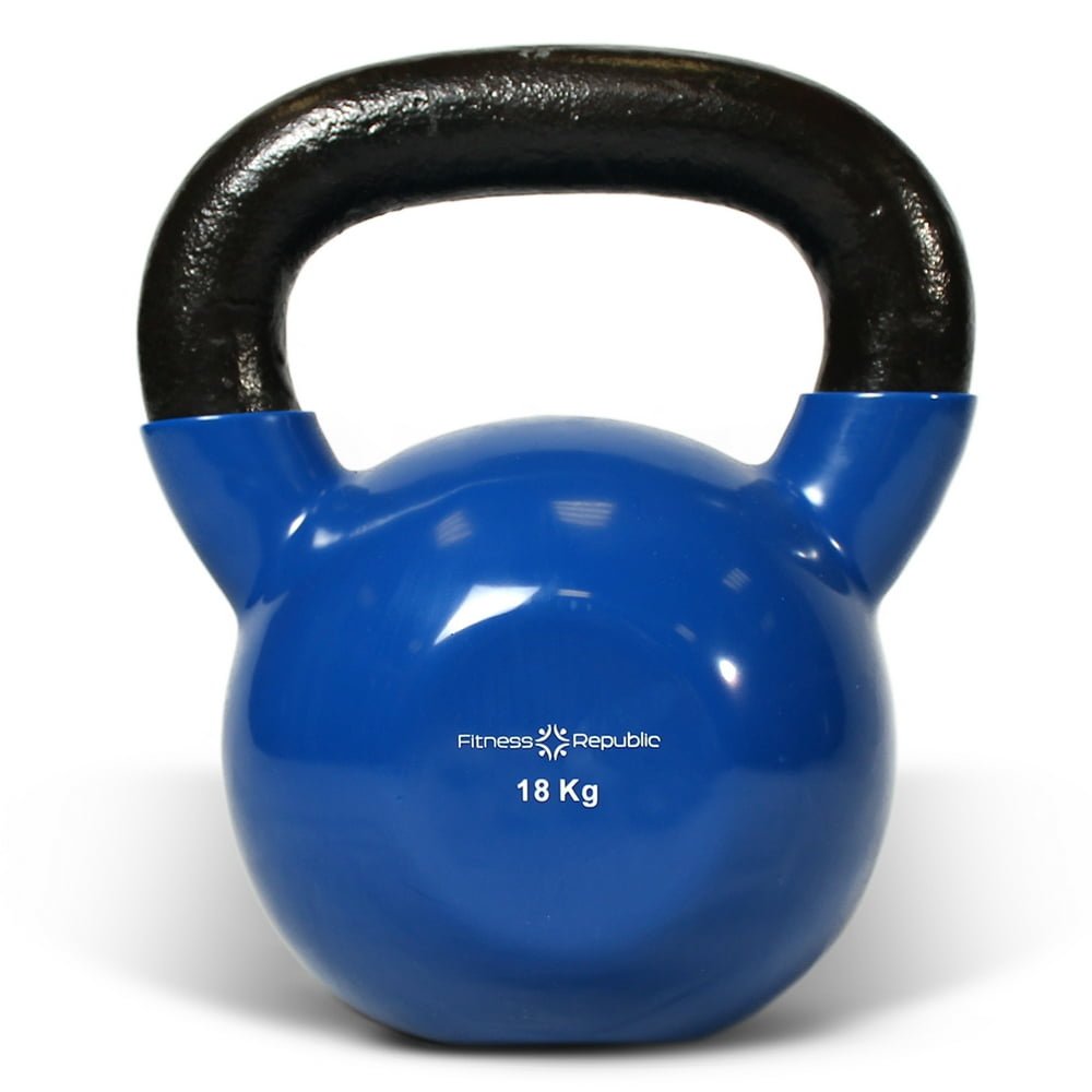 Fitness Republic Vinyl Coated Kettlebell 18 KG (Vinyl Kettlebells)