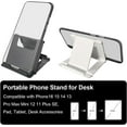 thumbnail image 3 of soporte para teléfono móvil plegable soporte para teléfono móvil de escritorio soporte para teléfono móvil compatible con iPhone 15 14 13 12 11 y Nintendo Switch, 3 of 6