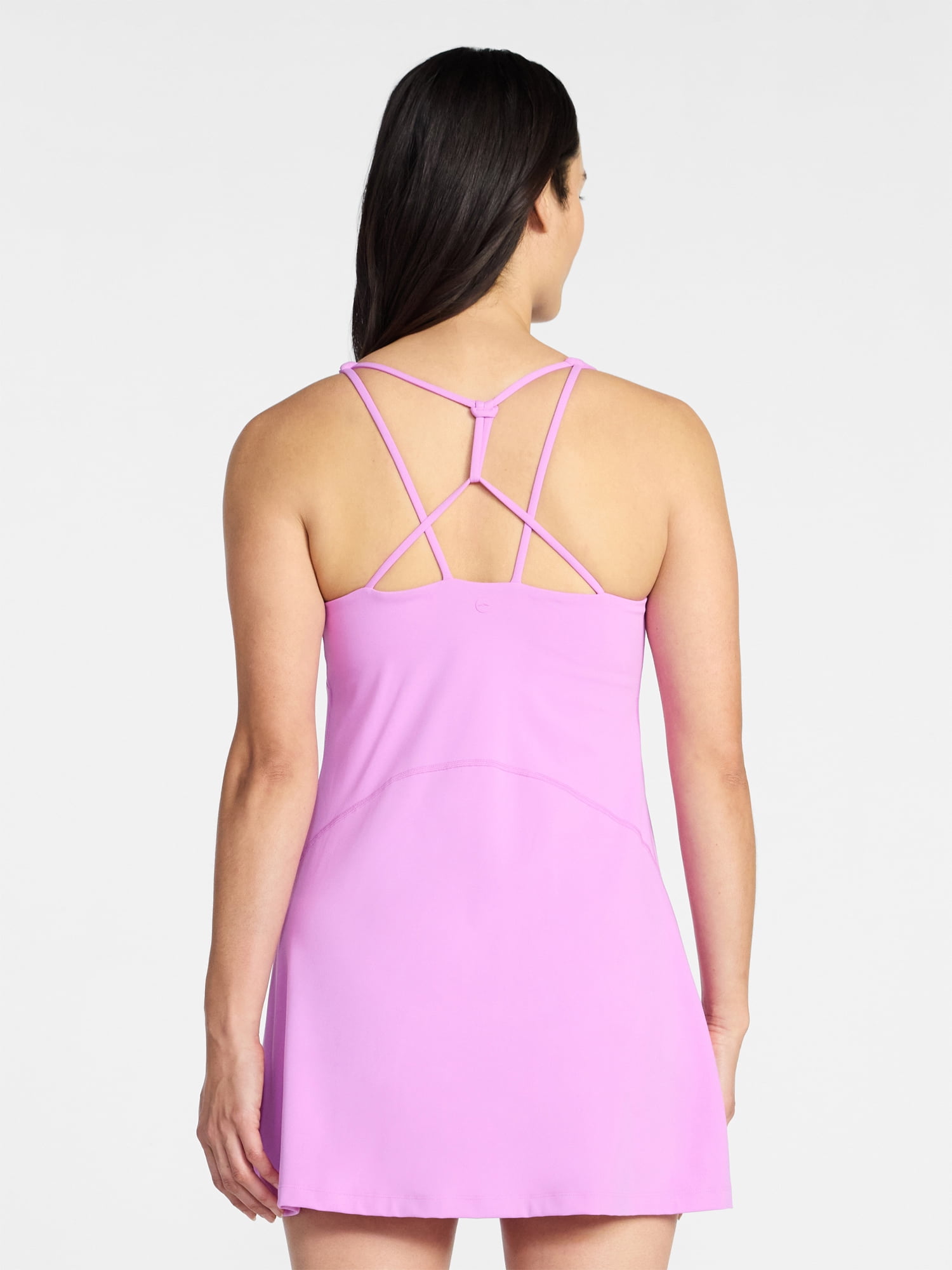 Avia Women's Strappy Knot Back Active Tennis Dress, Sizes XS-XXXL