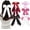 White/Pink/Red/Black, variant on 6 count Elastic Bow Hair Ties, Satin Double Layer Non- Hair Bands with Long Tail, Soft Ponytail Holders for Women, & Teen Girls, Suitable for Thick and Thin Hair(White//Red/Black)