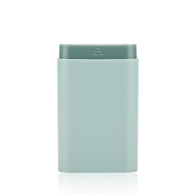 Pill Organizer Pill Box Weeky 7 Days Medical Organizer Case Dispensador de división para la tableta Suplemento de aceite de pescado para el verde adulto Inevent HA028197-01