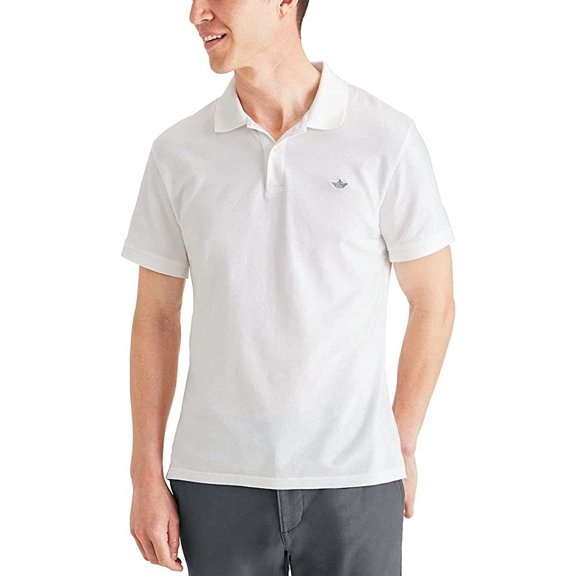 Dockers Men's Slim Fit Rib Collar Polo
