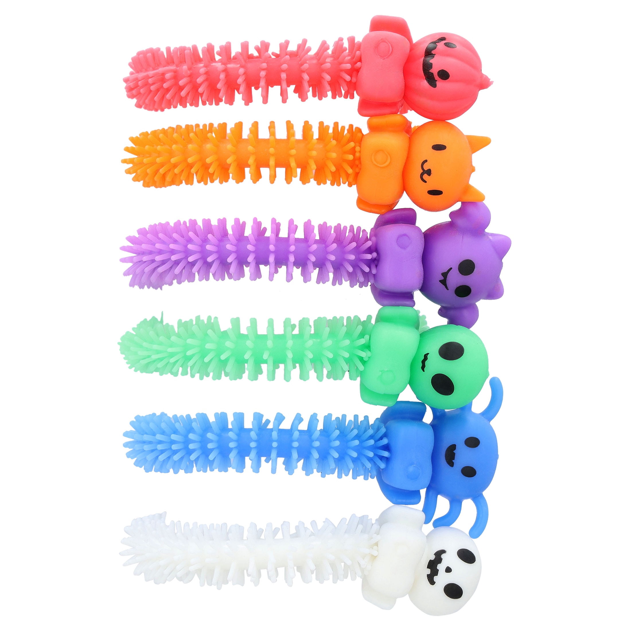 Stretchy Bracelets Party Favors, Multicolor, 6 Count, Halloween by Way To Celebrate