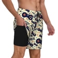 thumbnail image 3 of Balery Game Controller Mens Swim Trunks Swim Shorts for Men Quick Dry Inseam Beach Shorts with Compression Liner Pocket-X-Large, 3 of 9