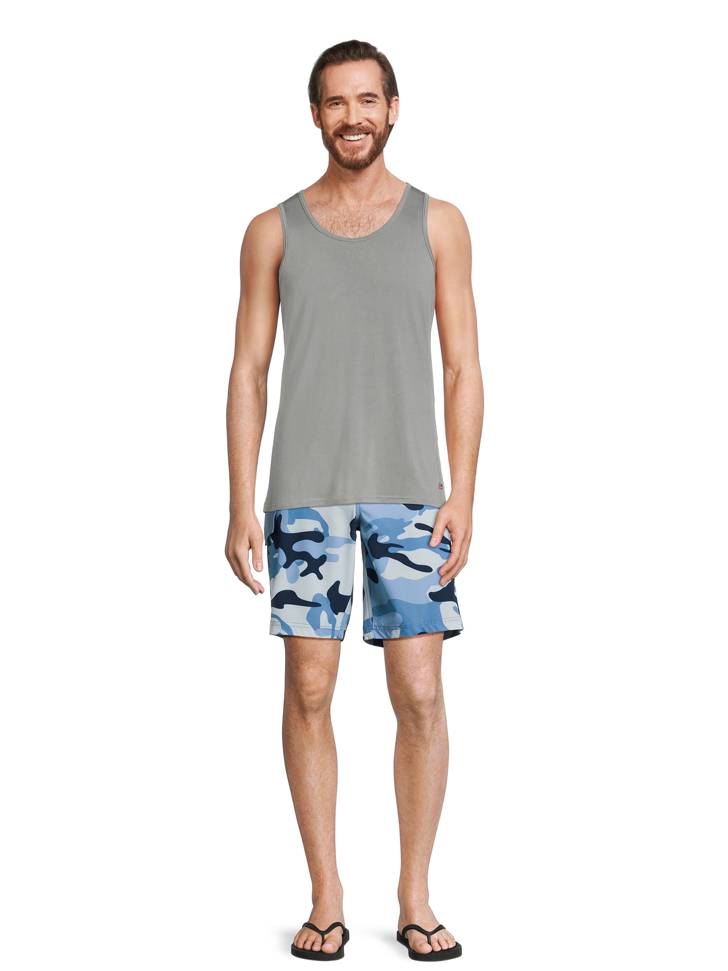 George Men's & Big Men's Cargo E-Board Stretch Trunks 9" Inseam, Sizes S-5XL