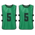 thumbnail image 4 of Tomshoo Loose and Soft Soccer Pinnies, Quick Drying Team Jerseys, Youth  Training Bibs, Practice Vest, 4 of 7