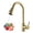 Gold, variant on Kitchen Faucet with Pull Down Sprayer, with Soap Dispenser