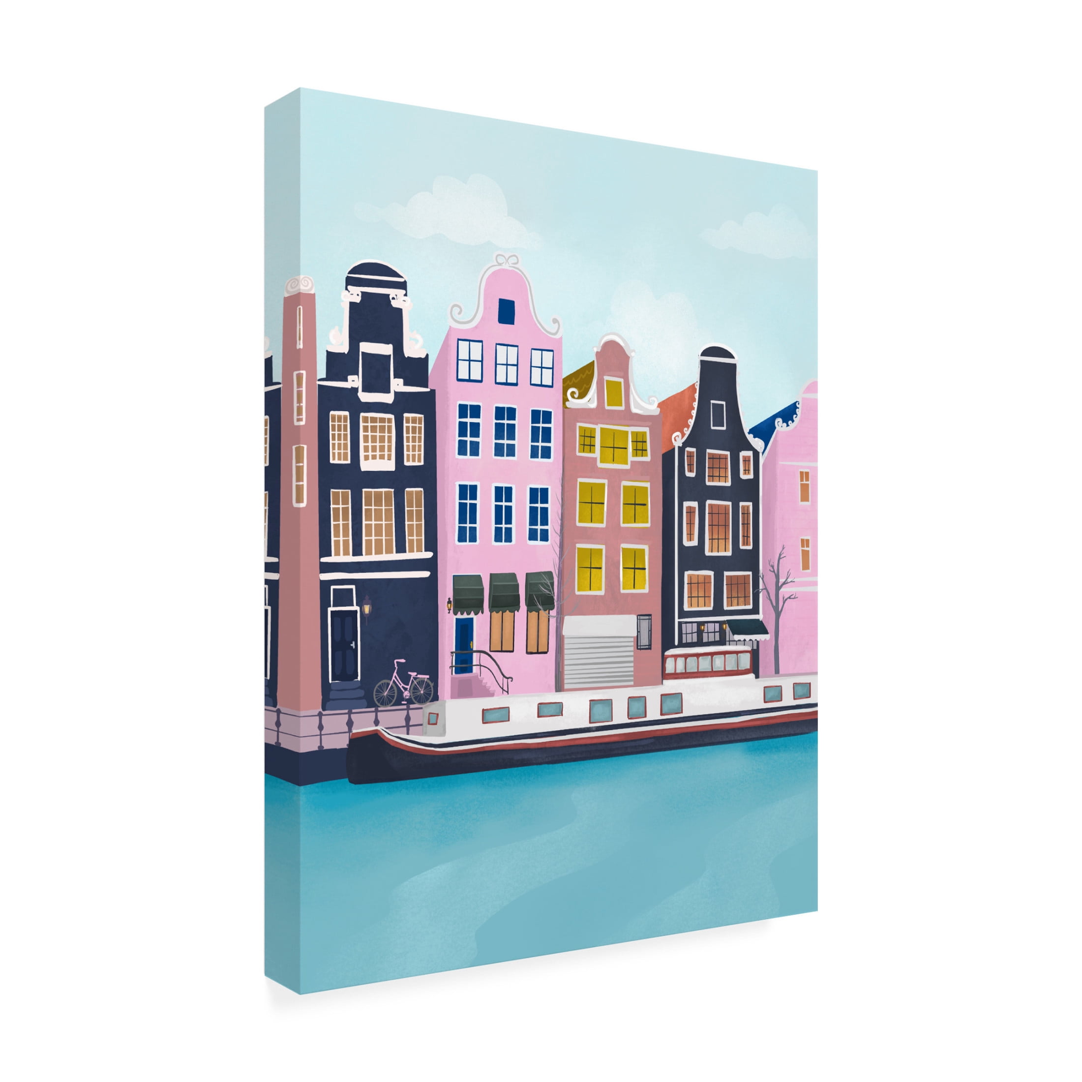 Trademark Fine Art Petra Lizde Amsterdam Canvas Wall Art