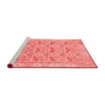 thumbnail image 2 of Ahgly Company Machine Washable Indoor Square Abstract Red Modern Area Rugs, 8' Square, 2 of 4
