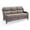 Brown/Gray, variant on Jentlehouse Outdoor Patio 3-Seat Sofa,Wicker Rattan Patio Couch with Deep Seat Thick Cushions High Back All-Weather Outdoor Sofa for Balcony Porch Deck Lawn