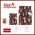 thumbnail image 3 of Naloa Red Mushrooms Drawstring Christmas Bags, 3D Xmas Gift Bags, Christmas Wrapping Bags, Xmas Goodie Bags, Treat Pouch Bags, Party Favor Bags-Medium, 3 of 9