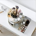 thumbnail image 3 of 360 degree Rotation Makeup Organizer DIY Detachable Cosmetic Display Stand White, 3 of 8