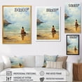 thumbnail image 4 of Designart "Serene Meditation by the Sea I" Spiritual Canvas Wall Art - Global Yellow Meditation Living Room Canvas Art, 4 of 6