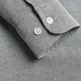 thumbnail image 2 of Mens Casual Dress Shirt Long Sleeve Slim Fit Blouse Button Down Shirts Tops Tees, 2 of 11