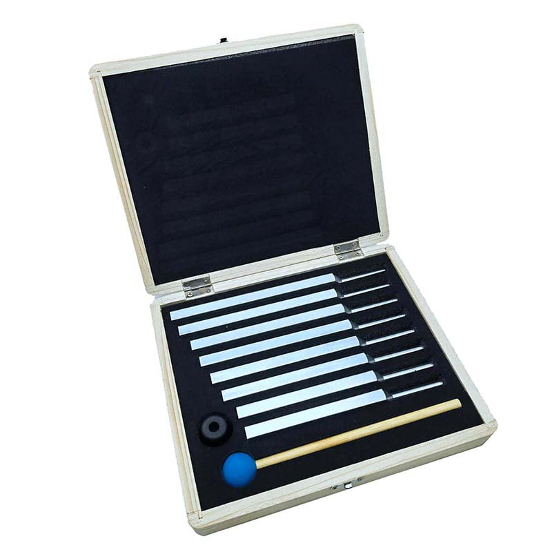 Tuning Fork for Set,8 Tuning Forks+1 Mallet,Tuning Fork Wooden Box Set