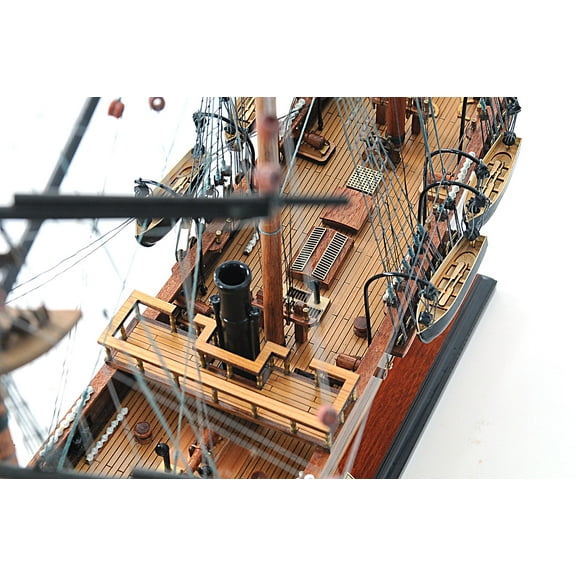 CSS Alabama w/o Sail Model Display