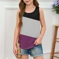 thumbnail image 2 of Gilet Sans Manches pour Filles, Col Rond, Design Imprimé, Tissu Doux et Respirant, Tenue Décontractée, Convient aux Âges de 5 à 14 Ans, 2 of 8