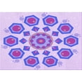 thumbnail image 1 of Ahgly Company Indoor Rectangle Patterned Blossom Pink Area Rugs, 5' x 8', 1 of 6