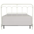 thumbnail image 5 of Bowery Hill Traditional Queen Metal Bed in Soft White, 5 of 8