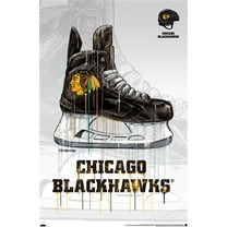 NHL Chicago Blackhawks - Drip Skate 21 Wall Poster, 14.725" x 22.375"
