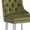 072 Olive Velvet, Silver Legs, variant on ODUSE-DAILY Beige Velvet Dining Chairs Set of 6, Kitchen & Dining Room Chairs, Nailheads Tufted, Sillas De Comedor, Fabric Upholstered, Golden Metal Legs (Beige, 6 Pcs)