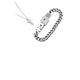 thumbnail image 2 of Pulsera Pareja Candado Collar Llave Acero Inoxidable Regalo Xtellar plateado, 2 of 4