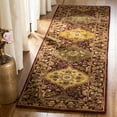 thumbnail image 2 of SAFAVIEH Antiquity Clarisse Oriental Wool Runner Rug, Wine, 2'3" x 10', 2 of 8