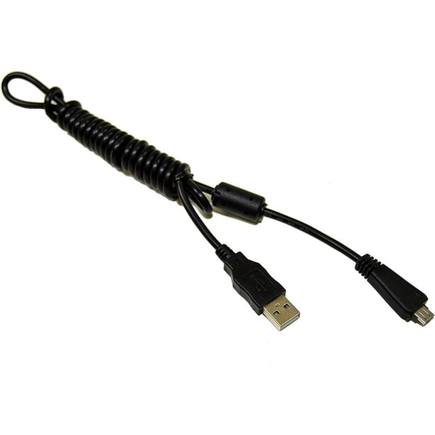 HQRP USB Data Cable Cord for Sony CyberShot DSCW390, DSCW380, DSC