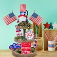 thumbnail image 6 of Tdoenbutw Home Decor 4 Of July Decorations Layered Tray Decorations Patriotic Ornaments 3D Plastic Signs 4 Of July Decorations Kitchen Home Party Decorations Clearance As Shown, 6 of 8