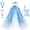 Blue, variant on MAVLLY Princess Cosplay Cape Set for girls Halloween Carnival Girl Dress Up Crown Wand Necklace Earrings Rings Gloves Set Accessories Props