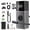 Silver, variant on OneAmg 12V Digital Tire Inflator 150 PSI, Car Air Compressor with Auto Shut-Off & LED Light