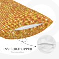 thumbnail image 2 of Plush Throw Pillow Covers, Gold Glitter lightning C Pillow Cases with Invisible Zipper, Breathable Microfiber Pillow Cases Standard Size for Sleeping Bedroom Sofa Living Room 16x24, 2 of 5
