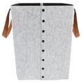 thumbnail image 1 of Laundry Basket with Handle Felt Cloth Collapsible Laundry Hamper Storage Bag, 1 of 9