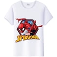 thumbnail image 2 of Camiseta de dibujos animados de Marvel para niños, ropa de amigos de Spiderman, blusa estética para mujer, camiseta blanca de manga corta, camisetas Harajuku xuanjing  unisex, 2 of 2