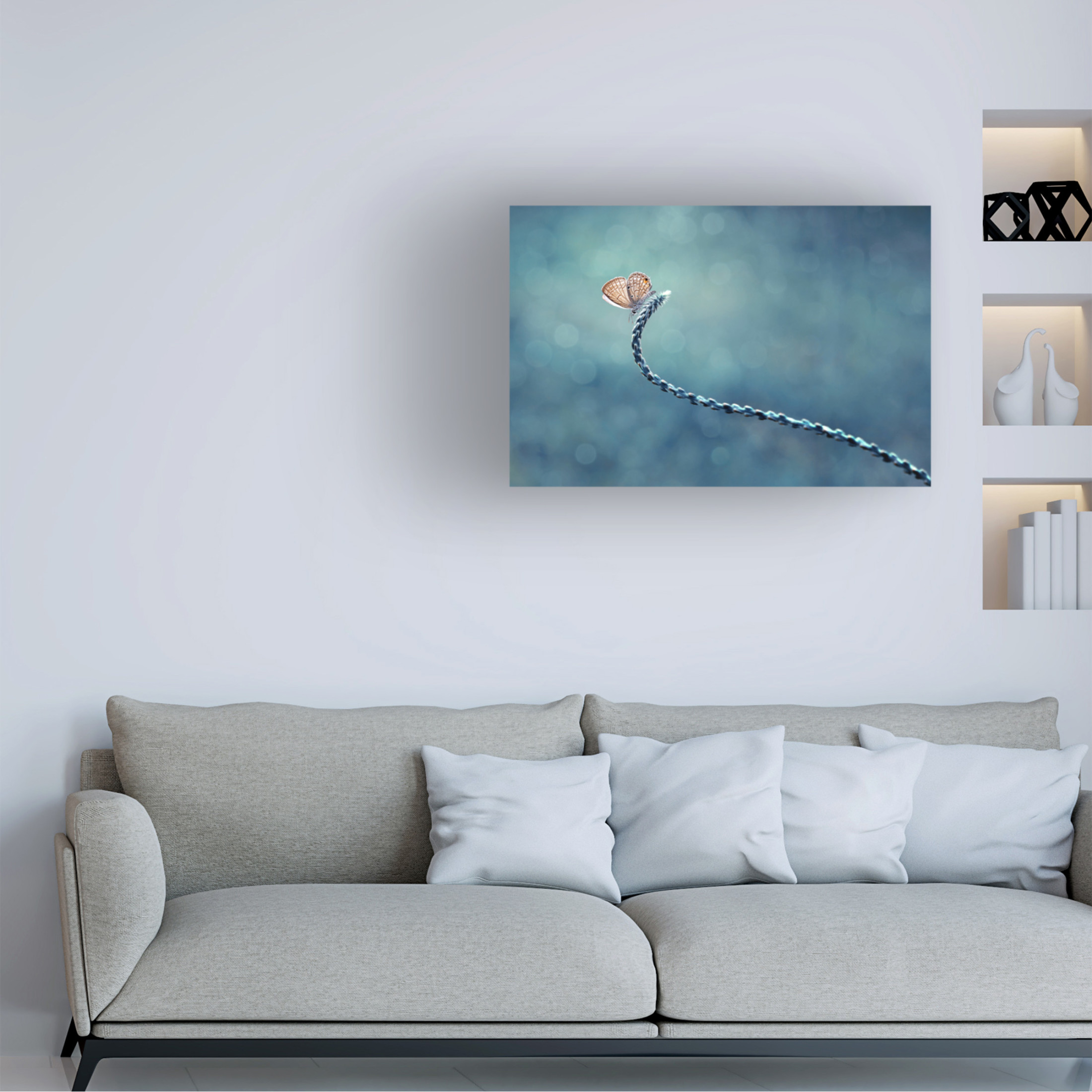Canvas Wall Art - Edy Pamungkas 'Sendiri Lagi' Wall Art for Living Room, Bedroom, or Office D?cor by Trademark Fine Art - 32 x 22 Inches