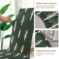 thumbnail image 5 of Yayeee 4 Pack Dining Chair Covers Stretch Parson Chairs Slipcovers Seat Protector, Beige Plants, 5 of 6
