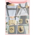 thumbnail image 3 of Delantal de cocina con bolsillo para mujer, de algodón, para chef, para hombre y mujer., 3 of 4