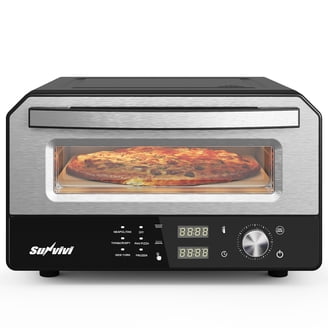 Cuisinart CPZ-120MB Electric Indoor Pizza Oven - Windowed