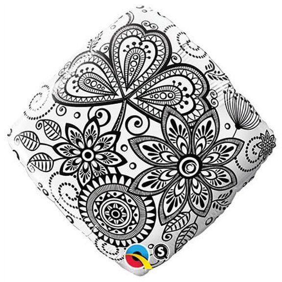 LOONBALLOON 1970s Balloons, 18″ DAMASK ACCENT PATTERNS