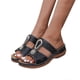 thumbnail image 2 of Women Rhinestone Open Toe Slippers Casual Wedge Sandals Shoes, 2 of 3