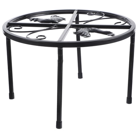 Outdoor Pots for Plants Large Metal Flower Stand Flowerpot Black