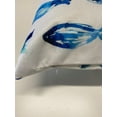 thumbnail image 3 of School of Fish Pillow | Throw Pillow | Dolphin Pillow | Ocean Lover | Sea Decor | Ocean | Gift for her | Accent Pillow Covers | Watercolor, 3 of 4