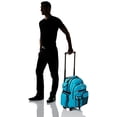 thumbnail image 2 of Everest 5045WH-TURQ Deluxe Wheeled Backpack - Turquoise, 2 of 8
