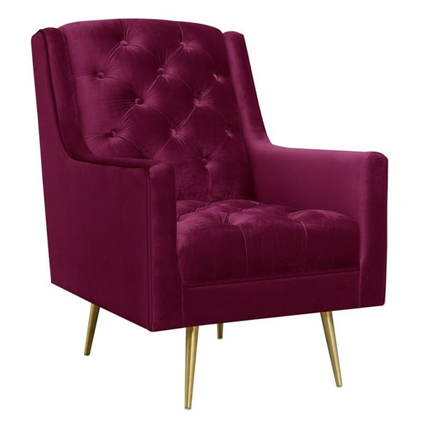Picket House Furnishings Reese Button Tufted Accent Chair in