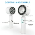 thumbnail image 5 of Arctic Air Cool Touch - Portable Handheld Fan, Mini USB Rechargeable, Compact & Lightweight, 4-Speed Adjustable, Battery-Powered, Quiet & Perfect for Travel & Outdoor, White Color, AACTFW-MC12/4, 5 of 11