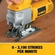 thumbnail image 4 of Sierra caladora DEWALT DW317K con mango superior, 5.5 amperios, con cable, amarilla, 4 of 9