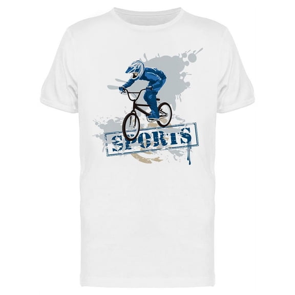 Extreme Cycling Sport T-Shirt Men -Image by Shutterstock, Male Large