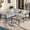 Gray, variant on NATURAL EXPRESSIONS 6 Pieces Patio Furniture Set, Outdoor Couch with Thick Olefin Cushions, Fauxwood Armrest and Tabletop, Sectional Outdoor Furniture for Backyard, Deck,Gray