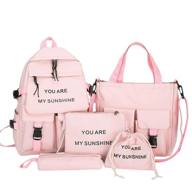 Wholesale New Fashion School Bags Girls Backpack High School Female Student  Bag Waterproof Korea School Backpack for Girls Student From m.