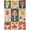 Mushroom 01, variant on Vintage Mushroom Throw Blanket, Colorful Mushrooms Checkerboard Blankets for Bedroom Living Room Couch Decor, Fuzzy Cozy Soft Lightweight Throws, Birthday Gifts for Kids Boys Girls, 50x60 in